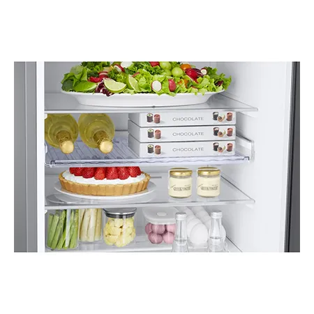 SAMSUNG RB38C636DB1EU 59.5cm 70/30 Frost Free Fridge Freezer - Black