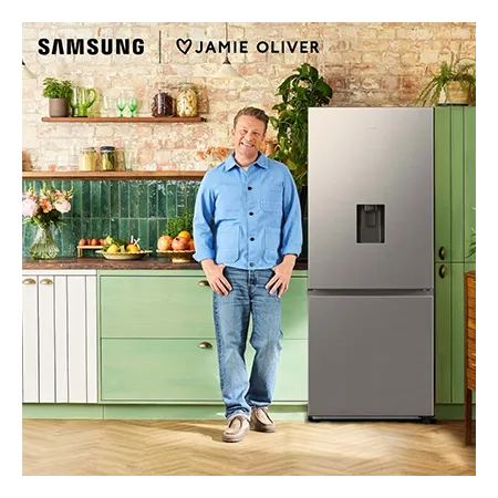 SAMSUNG RB50DG632ES9EU 75.9cm 60/40 Frost Free Fridge Freezer - Silver
