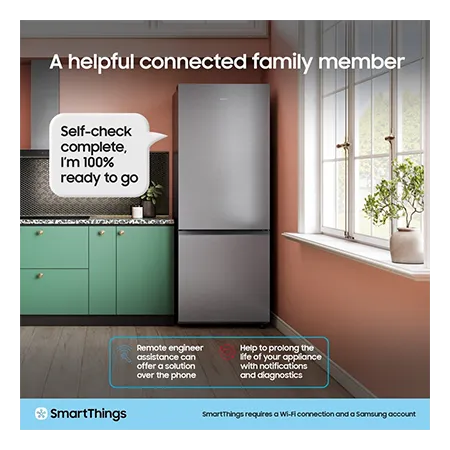 SAMSUNG RB50DG632ES9EU 75.9cm 60/40 Frost Free Fridge Freezer - Silver