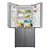 SAMSUNG RF48A401EM9EU French Style SBS  Fridge Freezer with Twin Cooling Plus in Gentle Silver Matt Colour