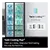 SAMSUNG RF48A401EM9EU French Style SBS  Fridge Freezer with Twin Cooling Plus in Gentle Silver Matt Colour