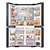 SAMSUNG RF65DG960EB1EU French Style SBS Fridge Freezer with Beverage Center in Black colour