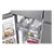 SAMSUNG RF65DG960ESREU French Style SBS Fridge Freezer with Beverage Center in Silver colour