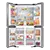 SAMSUNG RF65DG9H0ESREU Family Hub  French Style SBS Fridge Freezer with Beverage Center in Silver