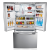 SAMSUNG RFG23UERS1 G Series Three Door Fridge Freezer in Stainless Steel. Ex-Display Model