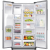 SAMSUNG RS50N3513SA Side by Side Fridge Freezer Plumbed  Metal Graphite with A+ Energy Rating