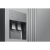SAMSUNG RS50N3513SA Side by Side Fridge Freezer Plumbed  Metal Graphite with A+ Energy Rating