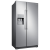 SAMSUNG RS50N3513SL US Style Side by Side Fridge Freezer in Silver. Plumbed