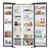 SAMSUNG RS57DG400EM9EU 91cm Frost Free American Fridge Freezer - Black