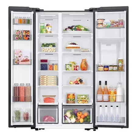 SAMSUNG RS57DG410EM9EU Bespoke Smart American-Style Fridge Freezer - Silver
