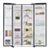 SAMSUNG RS67A8810B1 Side by Side Plumbed Fridge Freezer in Black
