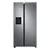 SAMSUNG RS68A8820S9 American Style Fridge Freezer in Silver Plumbed in