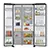 SAMSUNG RS70F64KDTEU 91.2cm 60/40 American Fridge Freezer - Silver