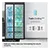 SAMSUNG RS70F66KCTEU Side by Side Fridge Freezer with Plumbed Water Dispenser in Silver colour