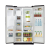 SAMSUNG RS7567THCBC US Style Side by Side Frost Free Fridge Freezer with A+ Energy Rating - Gloss Black.Ex-Display Model