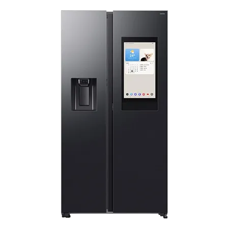 SAMSUNG RS90F66BEFEU 91.2cm 60/40 American Fridge Freezer - Black