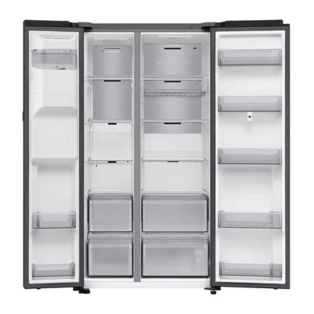 SAMSUNG RS90F66BEFEU 91.2cm 60/40 American Fridge Freezer - Black