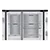 SAMSUNG RS90F66BEFEU 91.2cm 60/40 American Fridge Freezer - Black
