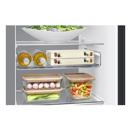 SAMSUNG RS90F66BEFEU 91.2cm 60/40 American Fridge Freezer - Black