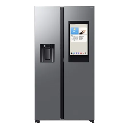 SAMSUNG RS90F66BETEU 91.2cm 60/40 American Fridge Freezer - Silver