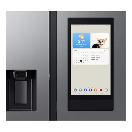 SAMSUNG RS90F66BETEU 91.2cm 60/40 American Fridge Freezer - Silver