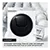 SAMSUNG WD90HG5U34BEEU 9kg/6kg 1400 Spin Washer Dryer - White