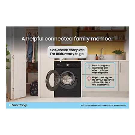 SAMSUNG WW10FG5U34ABEU 10kg 1400 Spin Washing Machine - Black