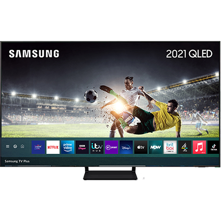 SAMSUNG QE65Q70A, 65 QLED 4K UHD TV Black with Freeview