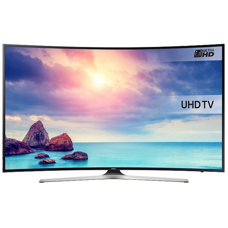 bjælke Phobia konkurrerende SAMSUNG UE49KU6100, 49 inch Series 6 Ultra HD 4K Smart Curved LED TV with  Built-in