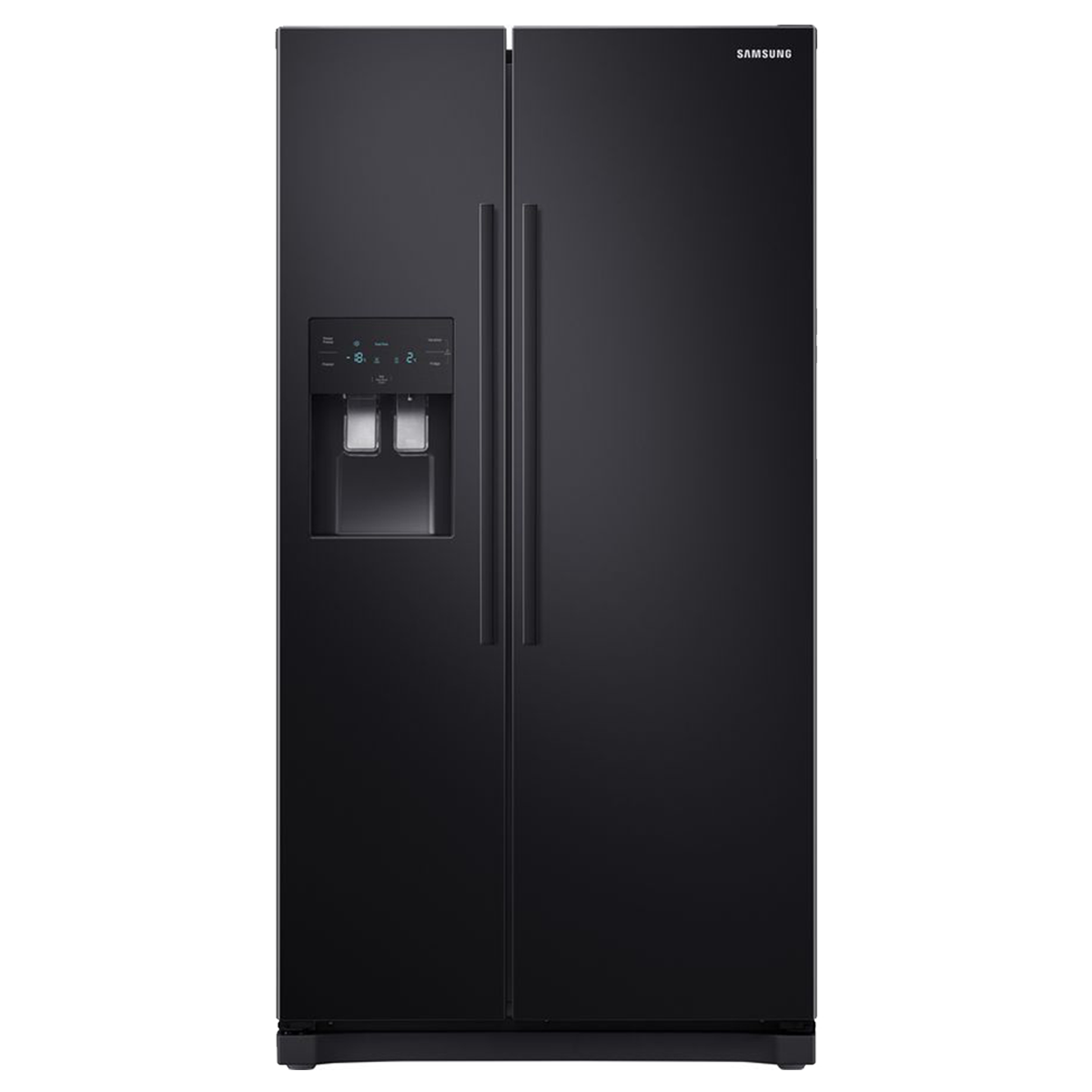 SAMSUNG RS50N3513BC, US Style Side by Side Fridge Freezer in Black with