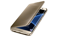 SAMSUNG EFZG935CFEGWW Samsung Clear View Cover for Galaxy S7 edge (Gold) Smart Phone Cover SAMSUNG EFZG935CFEGWW Samsung Clear View Cover for Galaxy S7 edge (Gold) Smart Phone Cover