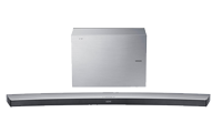 SAMSUNG HWJ7501R 4.1 Ch Curved Wireless Multiroom Soundbar with Subwoofer - Silver.Ex-Display SAMSUNG HWJ7501R 4.1 Ch Curved Wireless Multiroom Soundbar with Subwoofer - Silver.Ex-Display