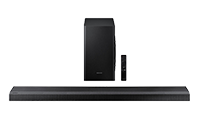 SAMSUNG HWQ70T Wireless Flat Soundbar + Subwoofer - Black SAMSUNG HWQ70T Wireless Flat Soundbar + Subwoofer - Black