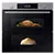 SAMSUNG NV7B45305AKU4 59.5cm Built In Electric Single Oven - Black Glass