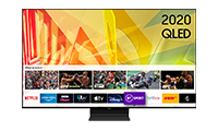 SAMSUNG QE65Q90T 65" Smart Ultra HD 4K QLED TV TItan Black FInish with Freeview