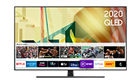 SAMSUNG QE85Q70T 85" Smart Ultra HD 4K QLED TV TItan Black FInish with Freeview