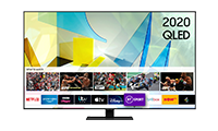 SAMSUNG QE85Q80T 85" Smart Ultra HD 4K QLED TV Carbon SIlver FInish with Freeview SAMSUNG QE85Q80T 85" Smart Ultra HD 4K QLED TV Carbon SIlver FInish with Freeview