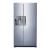 SAMSUNG RS7667FHCSL US Style Side by Side Fridge Freezer with Plumbed ice water dispenser & A+ Energy Rating - Stainless Steel