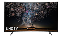 SAMSUNG UE49RU7300 49" Curved Smart Ultra HD 4K LED TV with HDR 10+ Built in WiFi Apple TV and Slim Design SAMSUNG UE49RU7300 49" Curved Smart Ultra HD 4K LED TV with HDR 10+ Built in WiFi Apple TV and Slim Design
