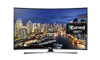 SAMSUNG UE55JU7500 55" Series 7 Ultra HD 4K Smart 3D Curved LED TV with Freeview HD and Built-in Wi-Fi Ex-Display Model SAMSUNG UE55JU7500 55" Series 7 Ultra HD 4K Smart 3D Curved LED TV with Freeview HD and Built-in Wi-Fi Ex-Display Model
