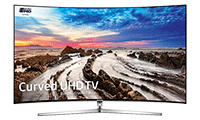 SAMSUNG UE55MU9000 55" Smart Certified Ultra HD 4K HDR Curved LED TV with TVPlus tuner & Built-in Wi-Fi