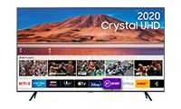 SAMSUNG UE70TU7100 70" Smart Ultra HD 4K LED TV Carbon SIlver FInish with Freeview SAMSUNG UE70TU7100 70" Smart Ultra HD 4K LED TV Carbon SIlver FInish with Freeview
