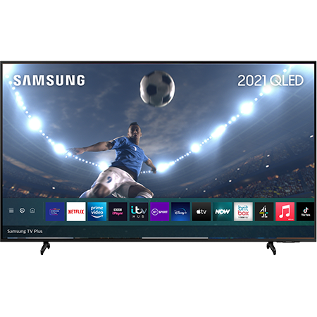 SAMSUNG QE43Q60A, 43 inch QLED 4K UHD TV Black with Freeview