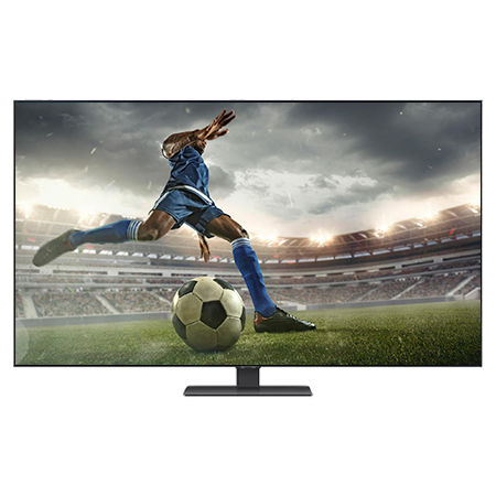SAMSUNG QE65Q80A, 65 inch QLED UHD 4K TV Black with Freeview