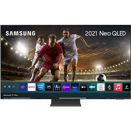 SAMSUNG QE65QN95A, 65 inch Neo QLED 4K TV Black with Freeview