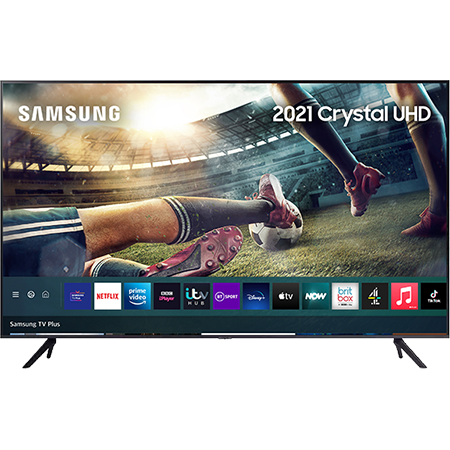 SAMSUNG UE43AU7100, 43 inch LED UHD 4K TV Black with Freeview
