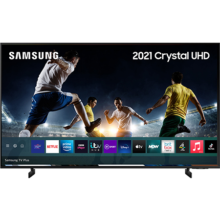 SAMSUNG UE60AU8000, 60 inch LED 4K UHD TV Black with Freeview