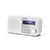 SHARP DR-P420WH Tokyo Portable Digital Radio - White