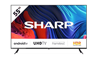 SHARP 4T-C55FP1KL2AB 55"4K UHD Android Smart TV