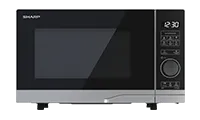 SHARP YC-PS204AU-S 20 Litres Microwave Oven - Black/Silver SHARP YC-PS204AU-S 20 Litres Microwave Oven - Black/Silver
